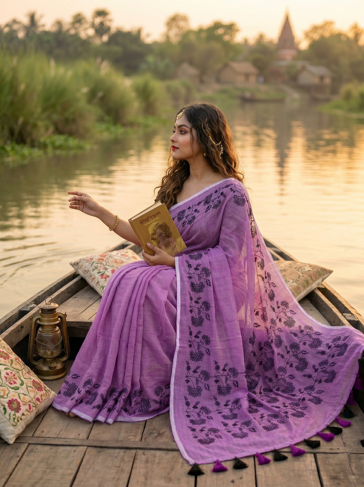 Bangarup (বঙ্গরূপ)– The Beauty of Bengal Embroidered Saree