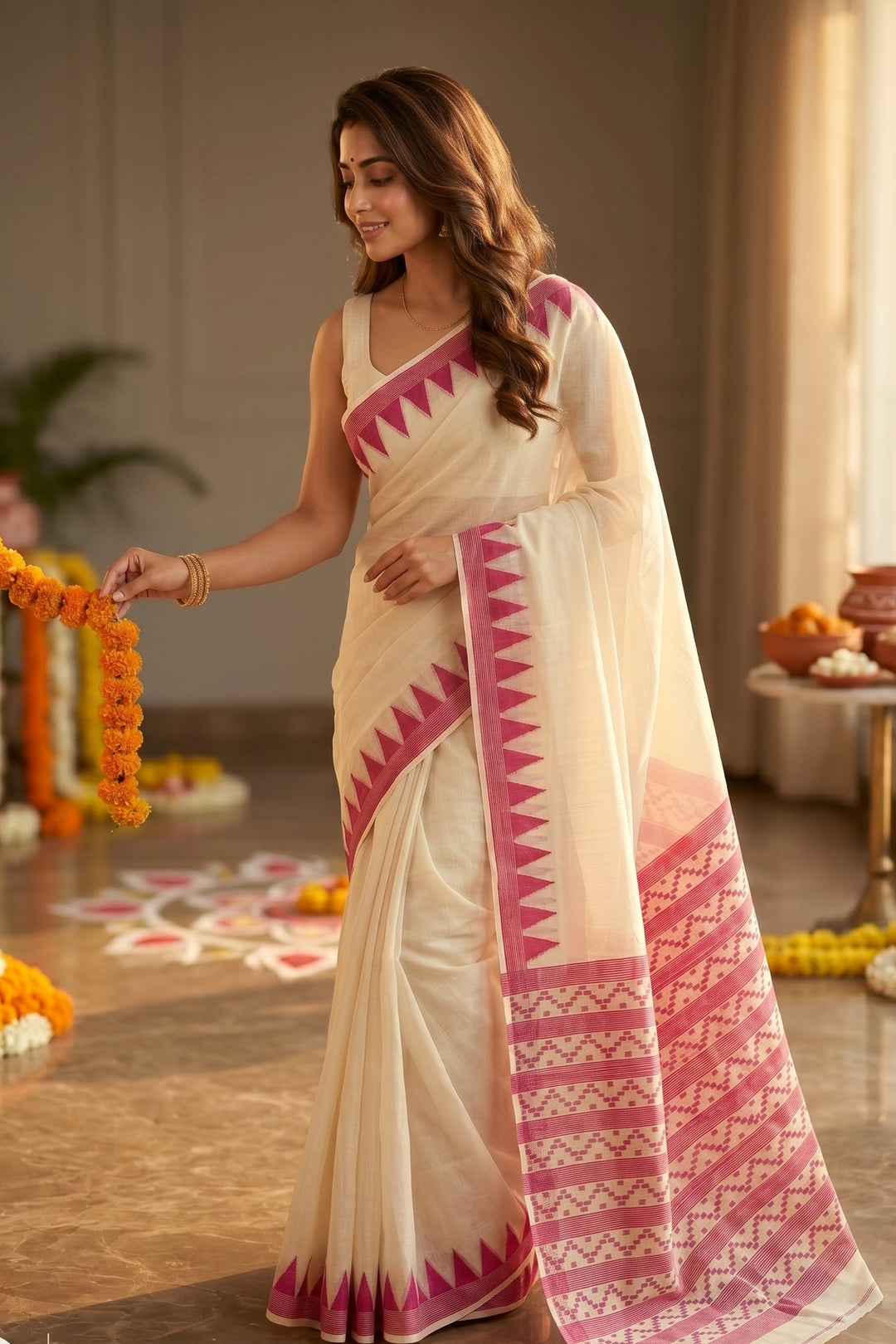 Rangamaya Dhakai Jamdani  Saree