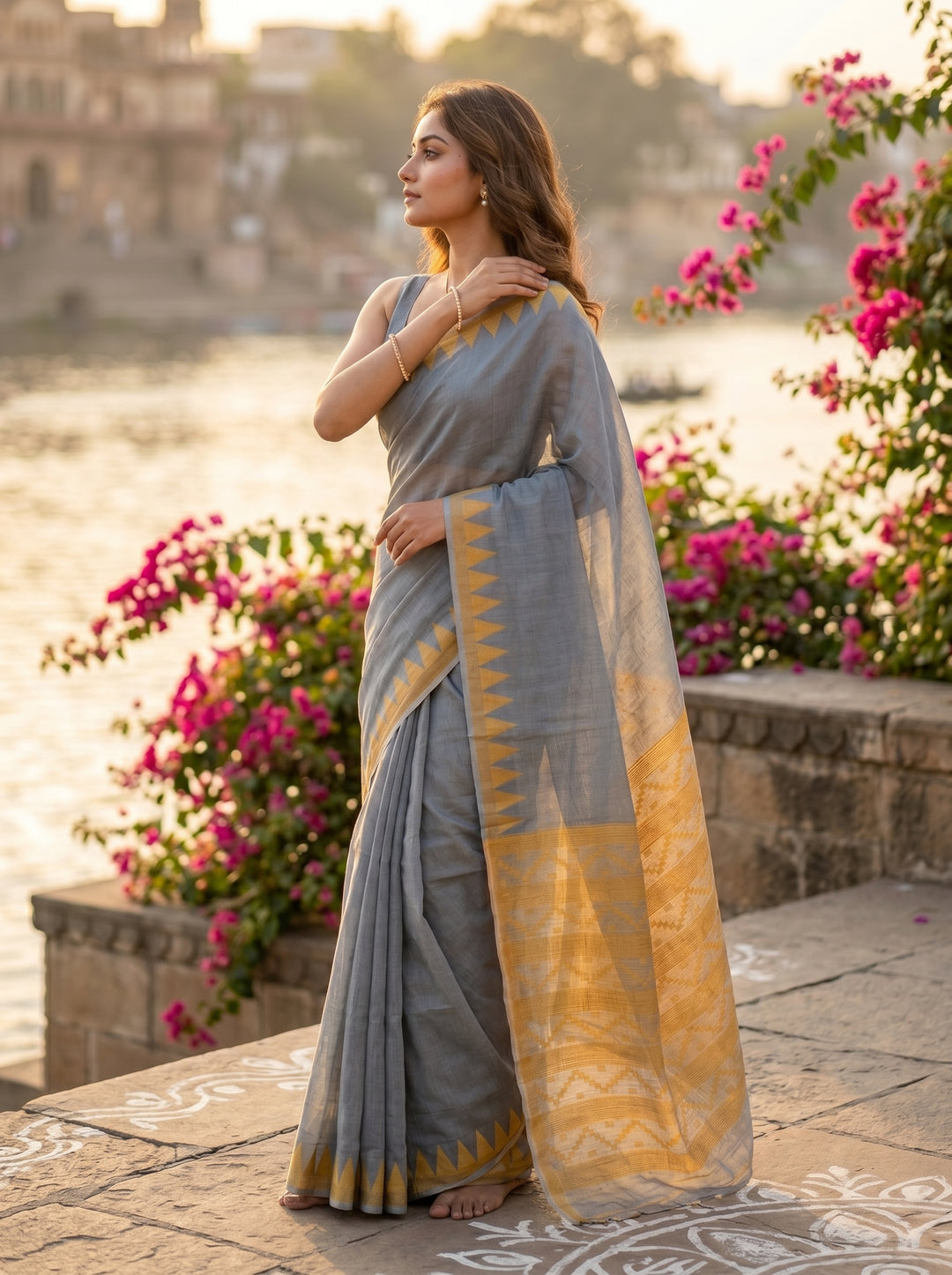 Rangamaya Dhakai Jamdani  Saree