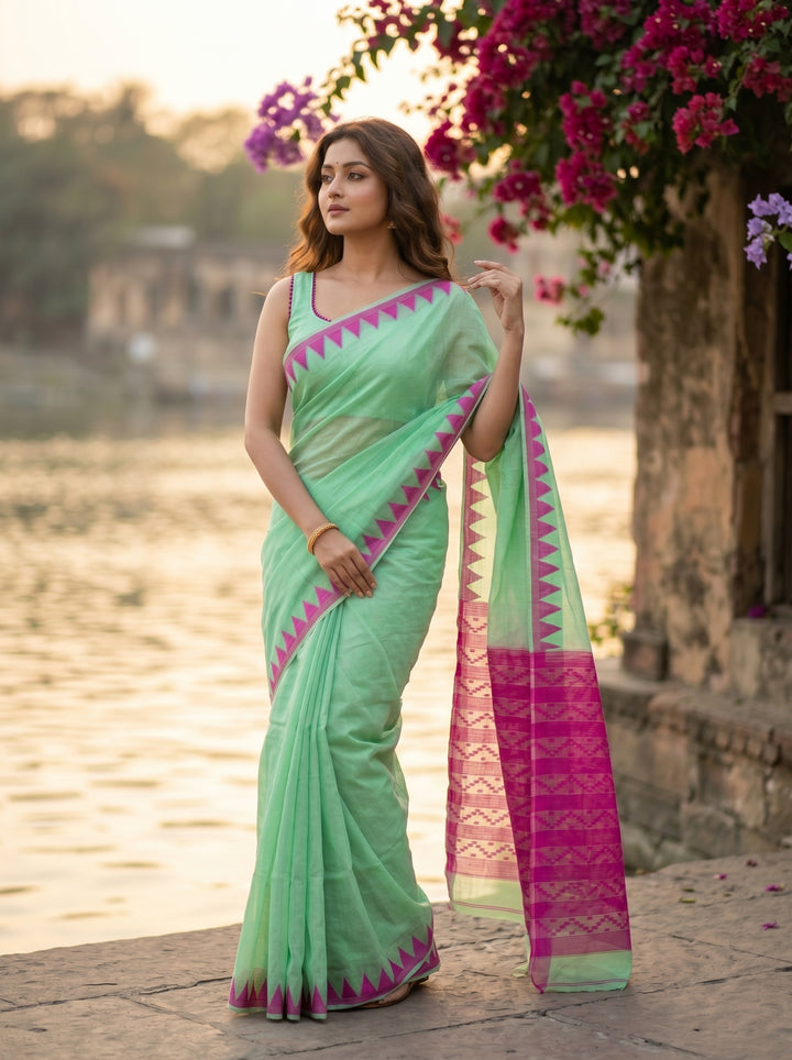Rangamaya Dhakai Jamdani  Saree