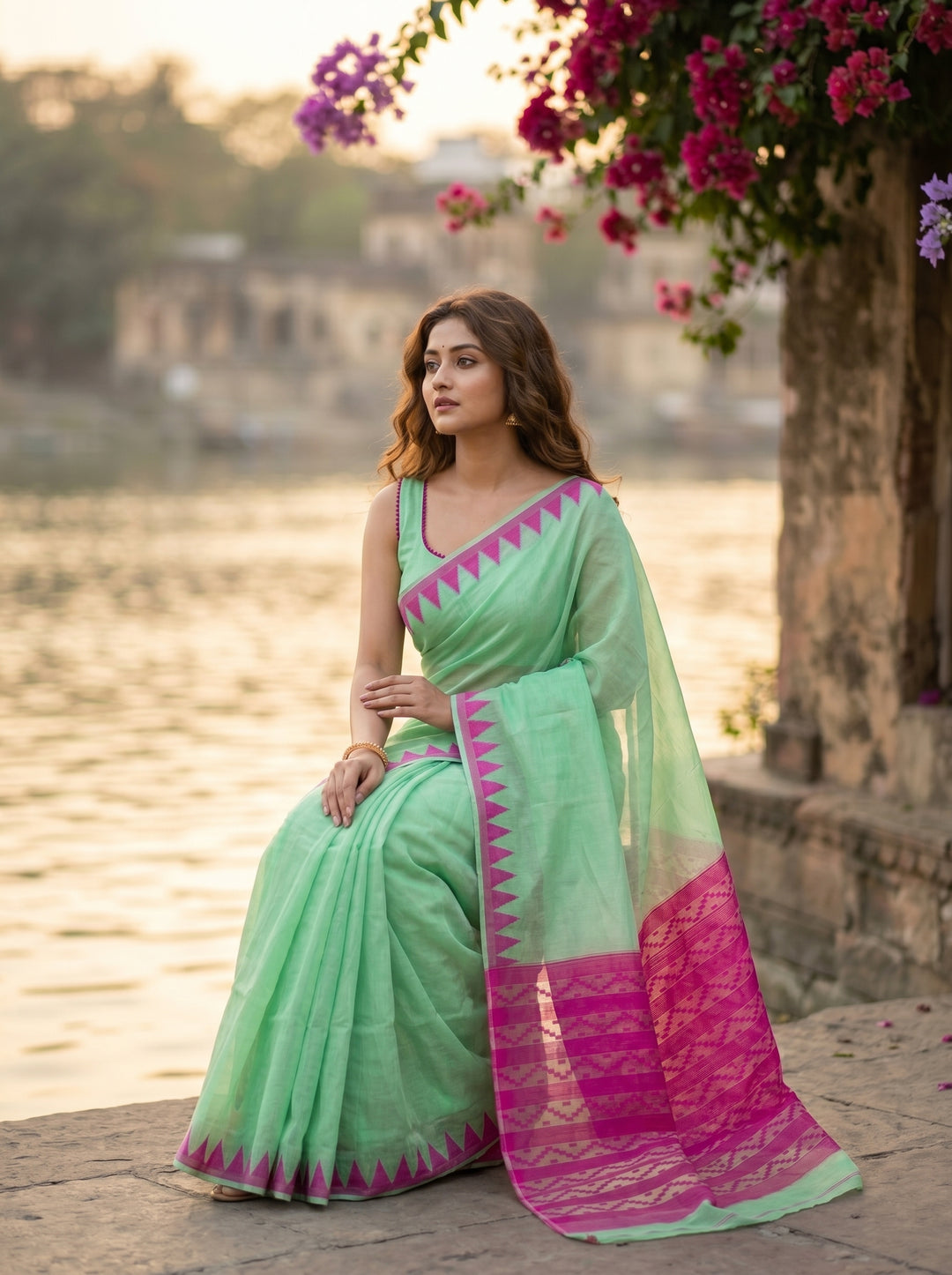 Rangamaya Dhakai Jamdani  Saree