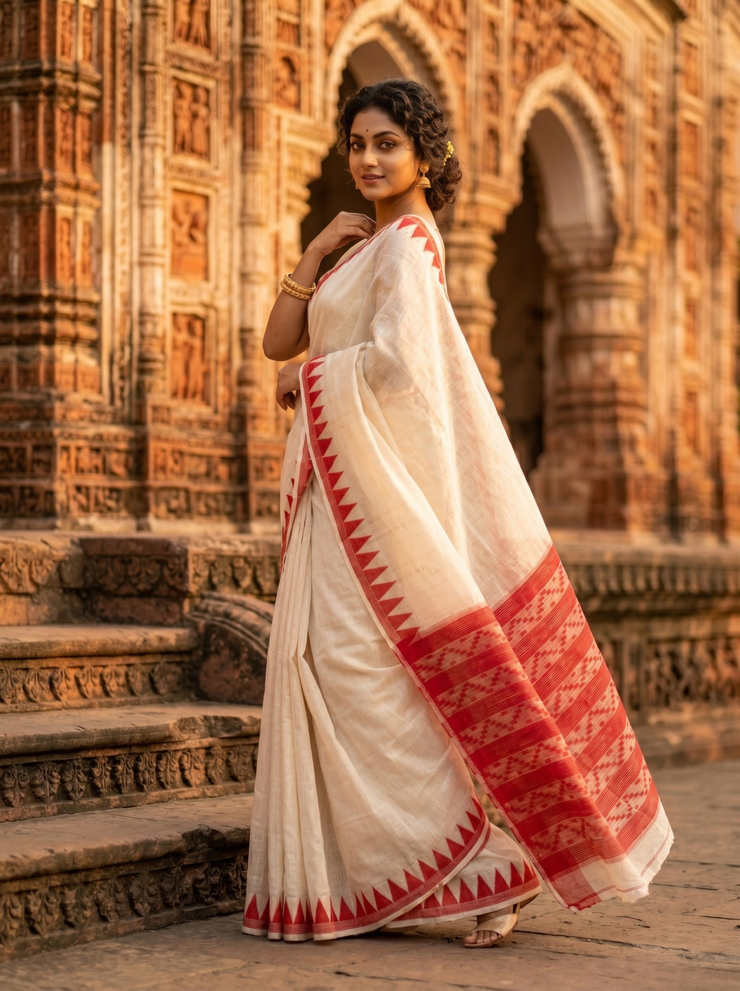 Rangamaya Dhakai Jamdani  Saree