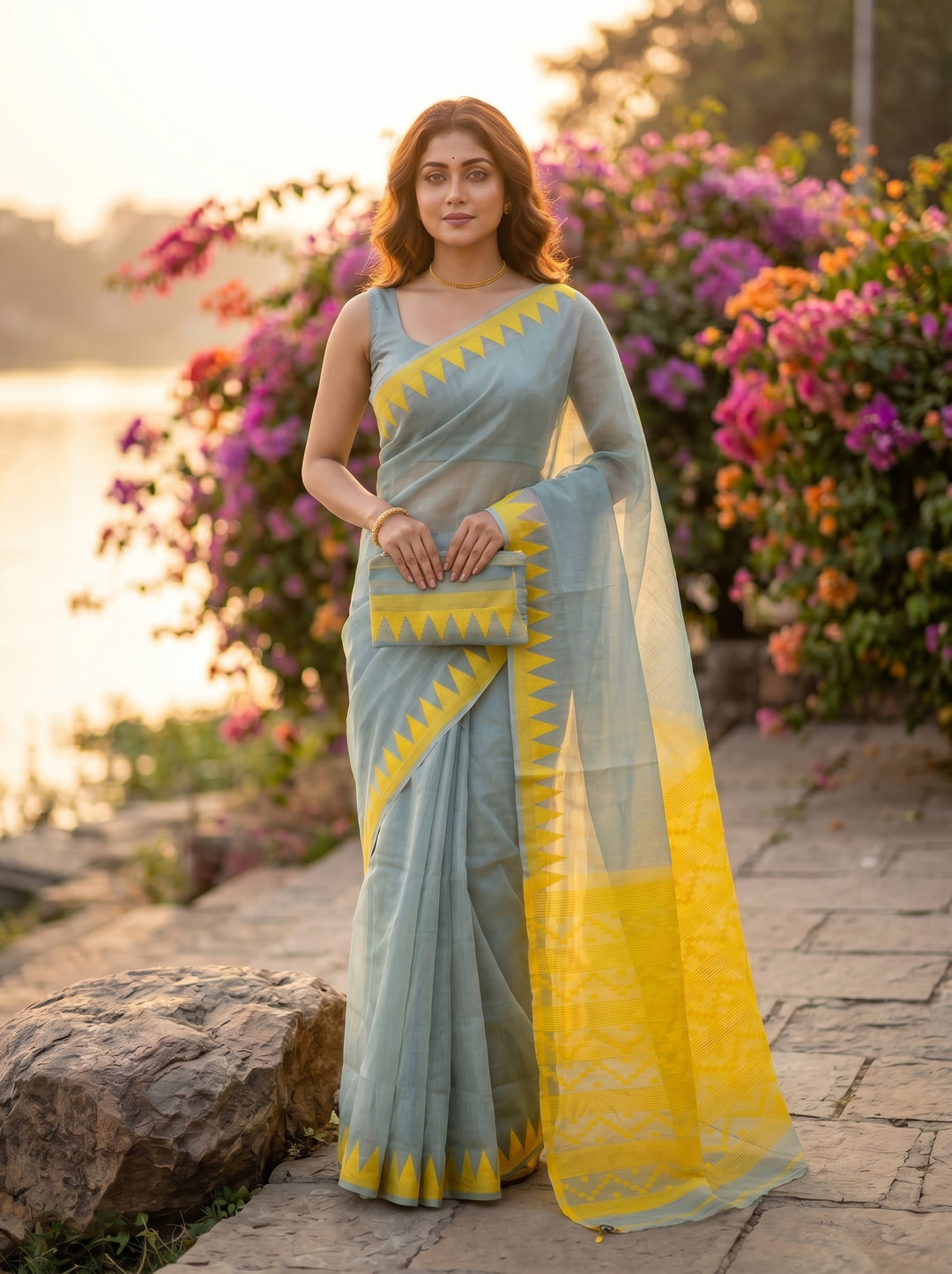 Rangamaya Dhakai Jamdani  Saree