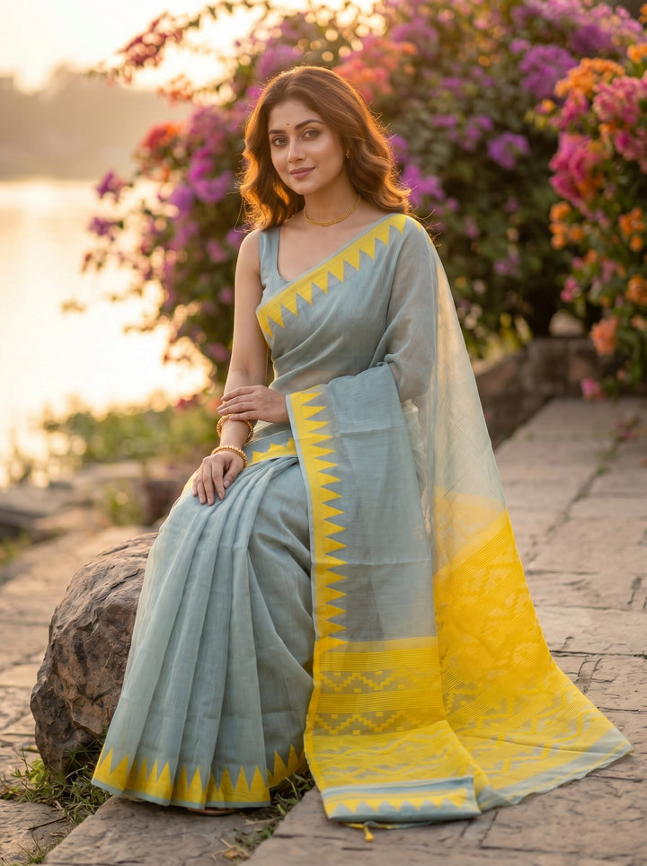 Rangamaya Dhakai Jamdani  Saree