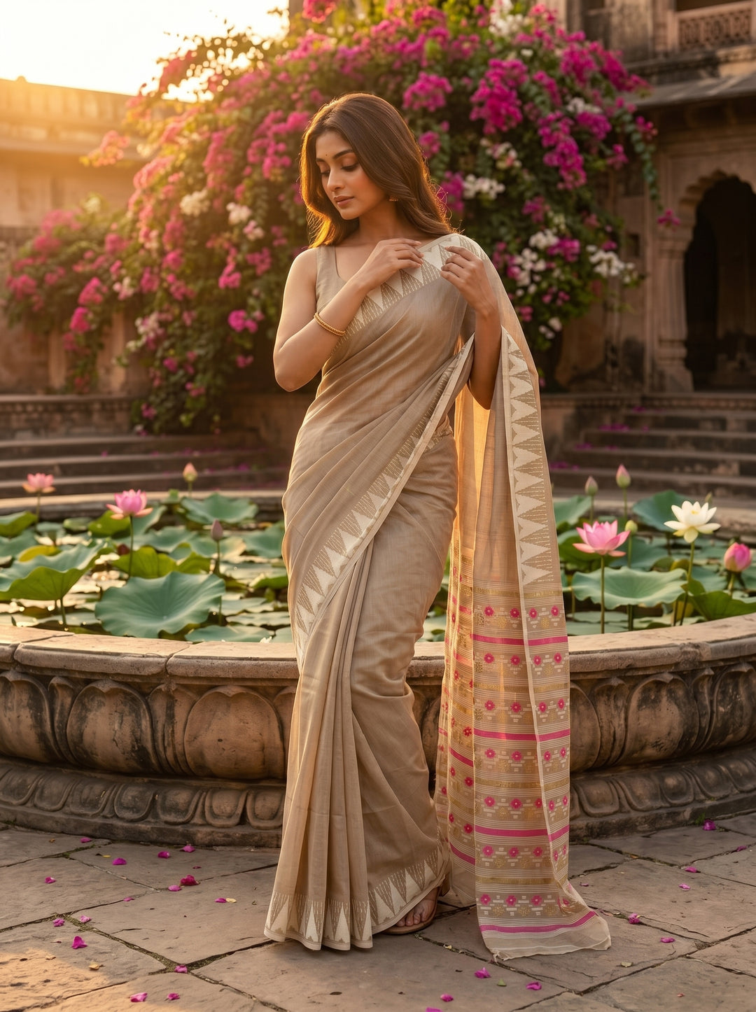 Rangamaya Dhakai Jamdani  Saree