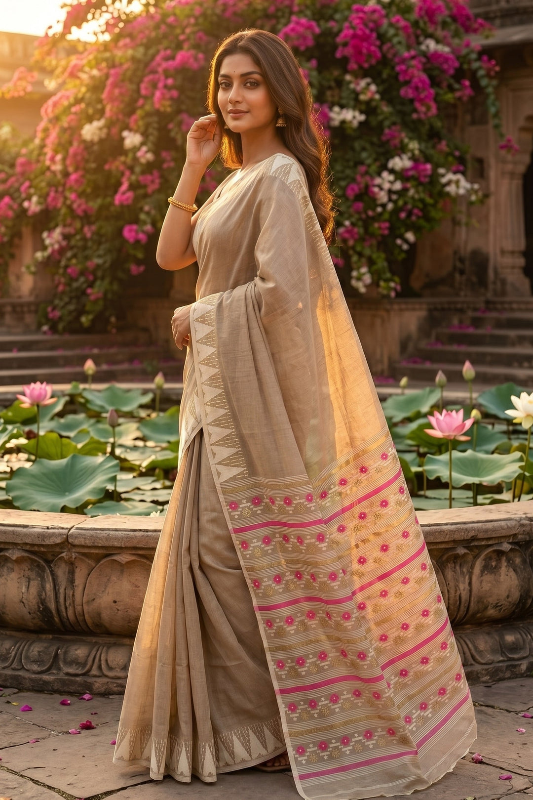 Rangamaya Dhakai Jamdani  Saree