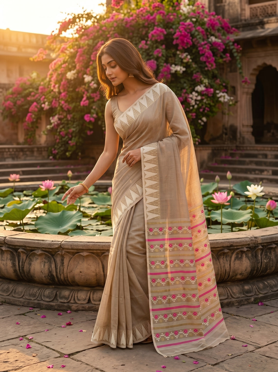 Rangamaya Dhakai Jamdani  Saree