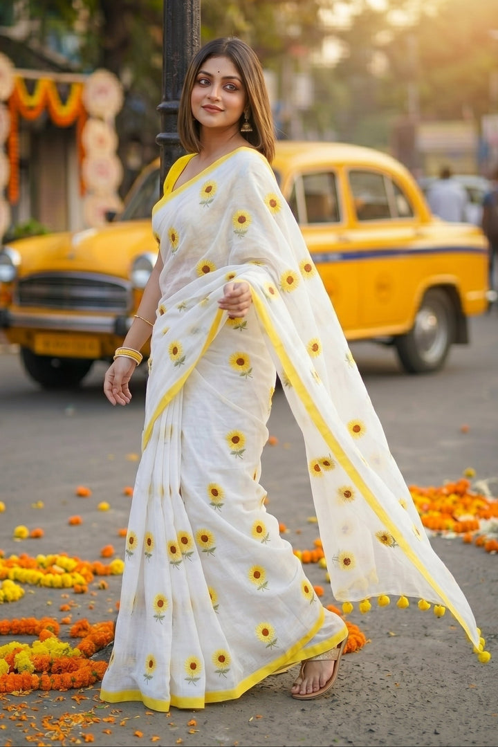 Roudrasmita Mul Cotton Saree