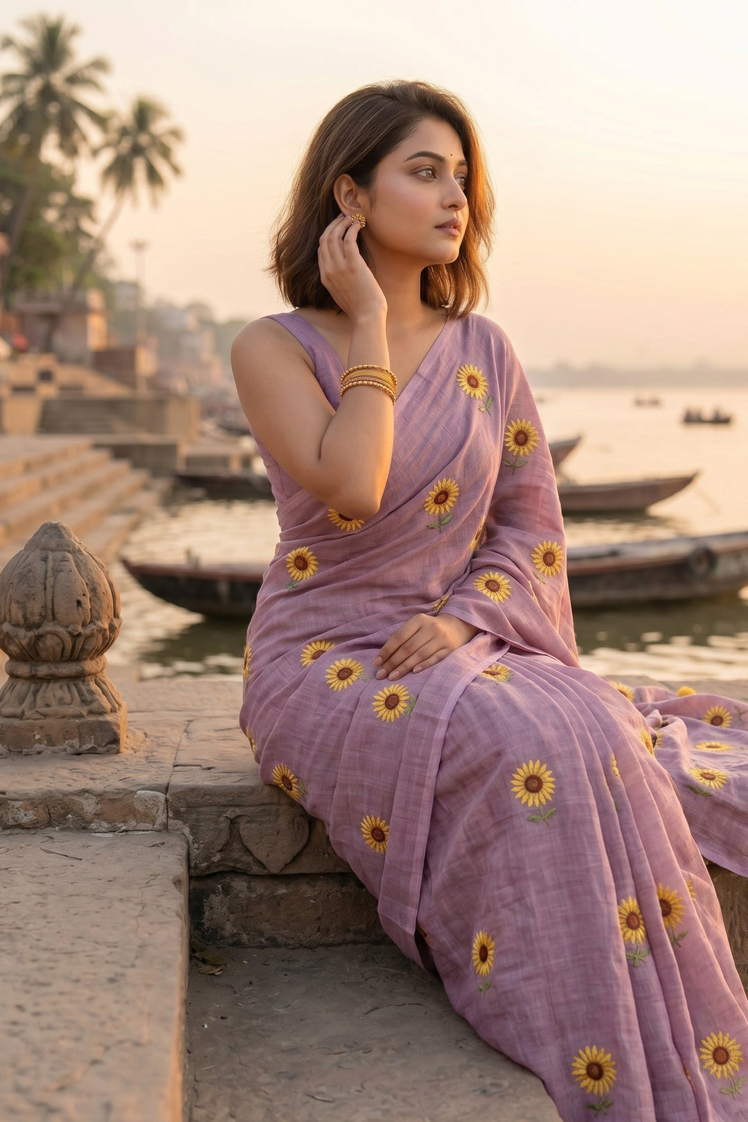 Roudrasmita Mul Cotton Saree