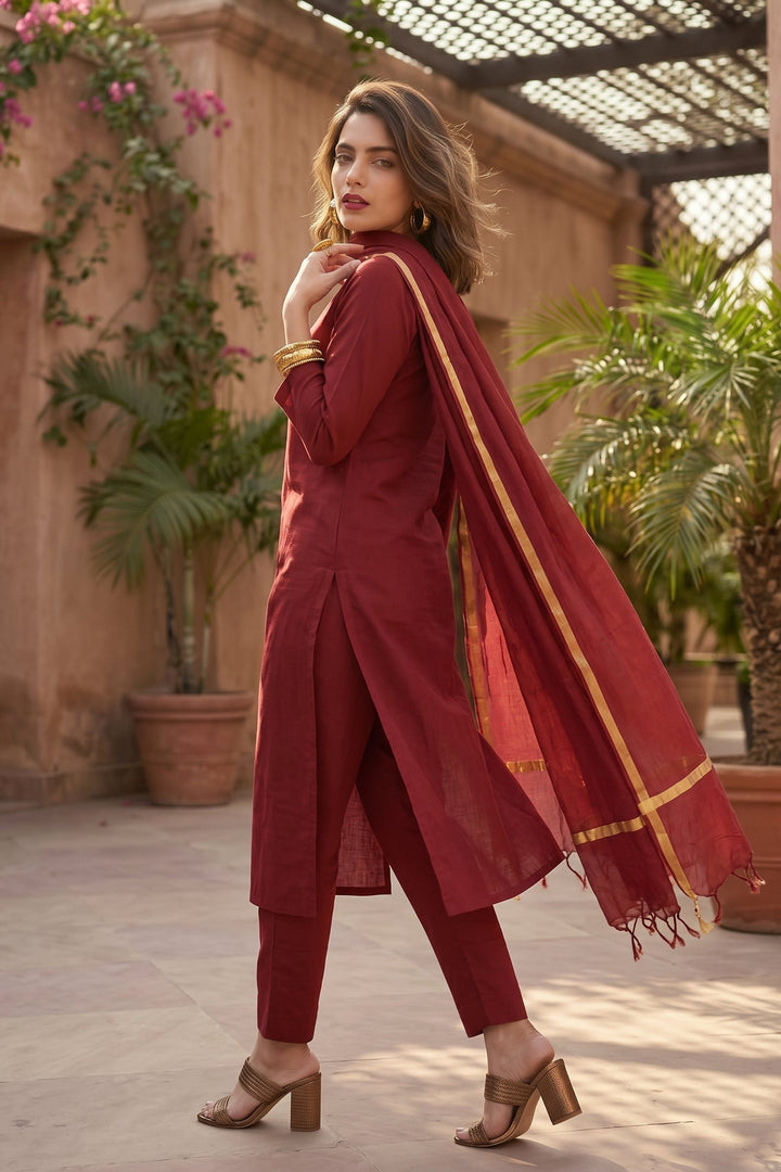 Warm Embrace Cotton Kurti Set