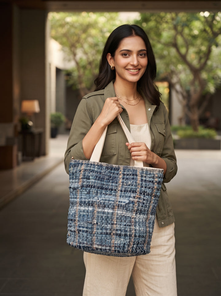 Denim Delight- Tote Bag