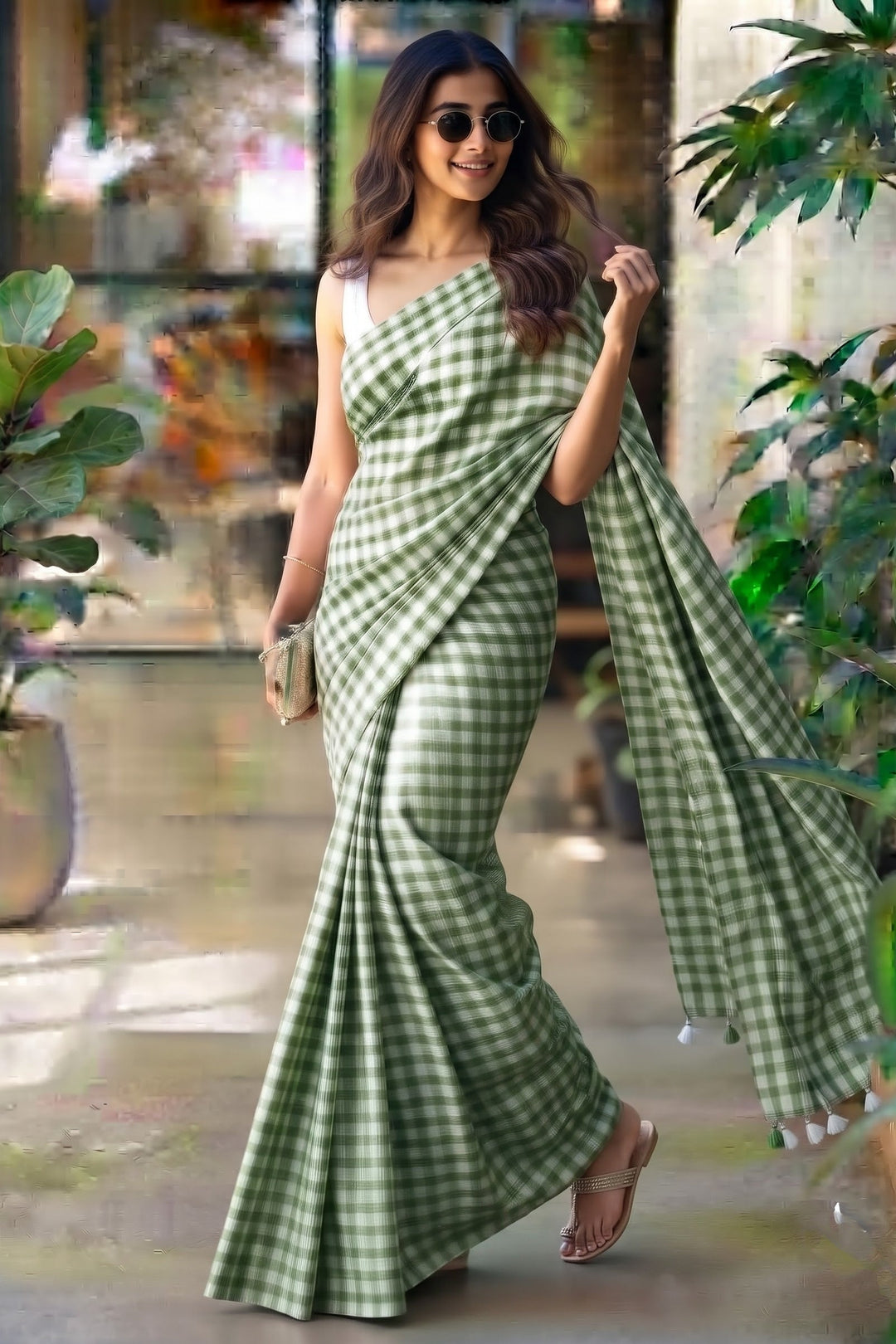 Anuradha Mul Cotton Saree
