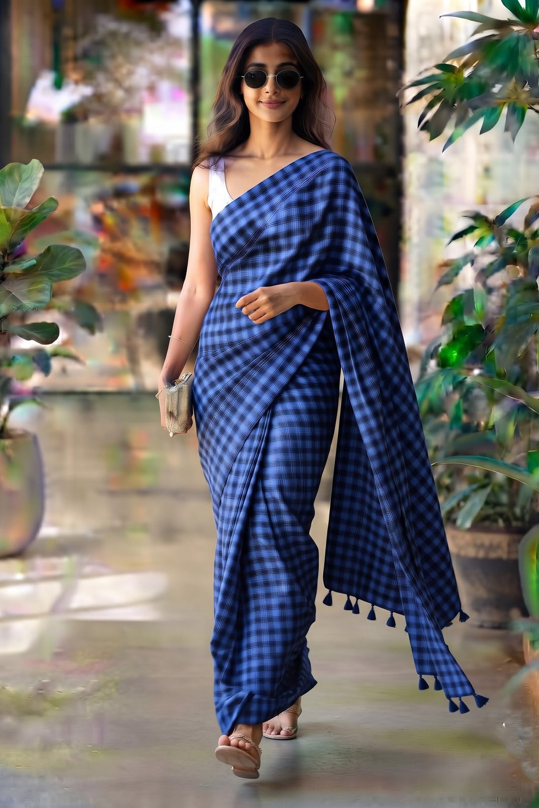 Anuradha Mul Cotton Saree