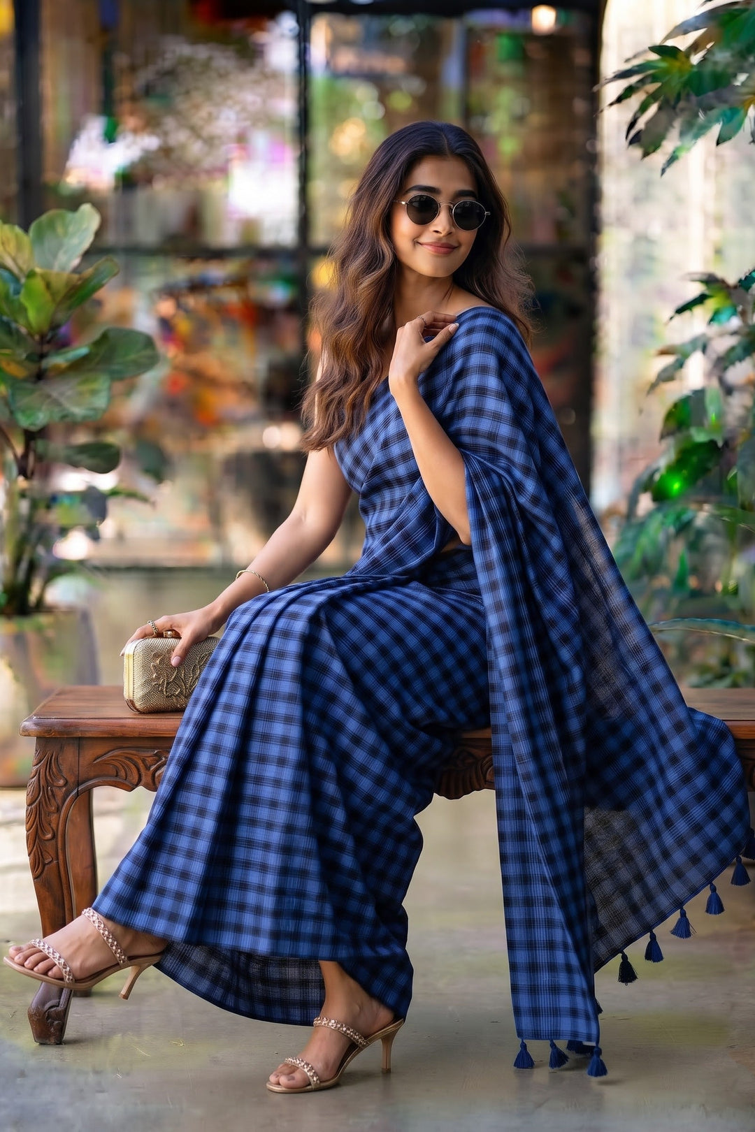 Anuradha Mul Cotton Saree