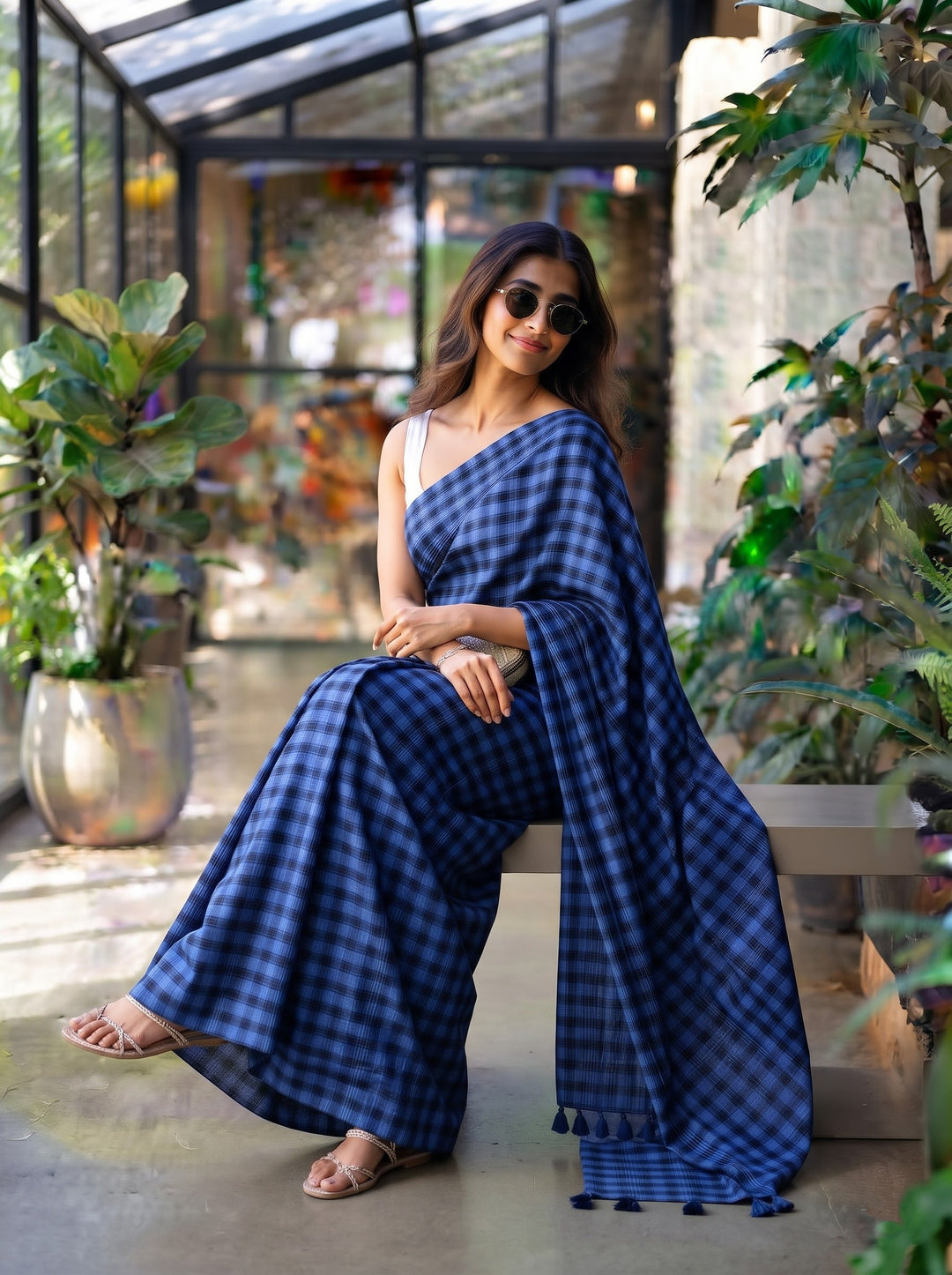 Anuradha Mul Cotton Saree