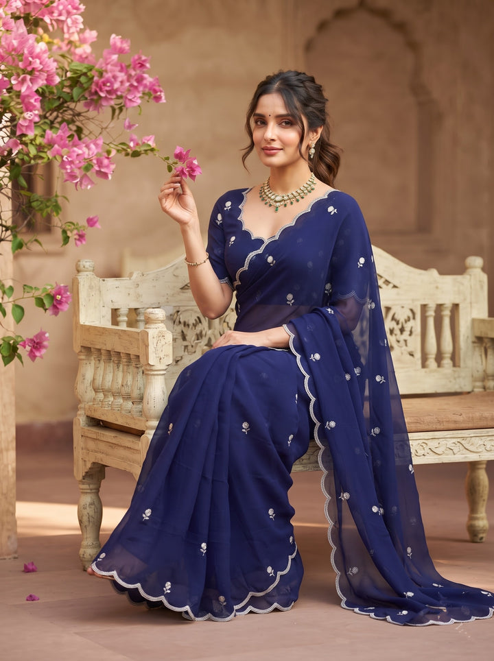 Aveline Grace - Georgette Saree