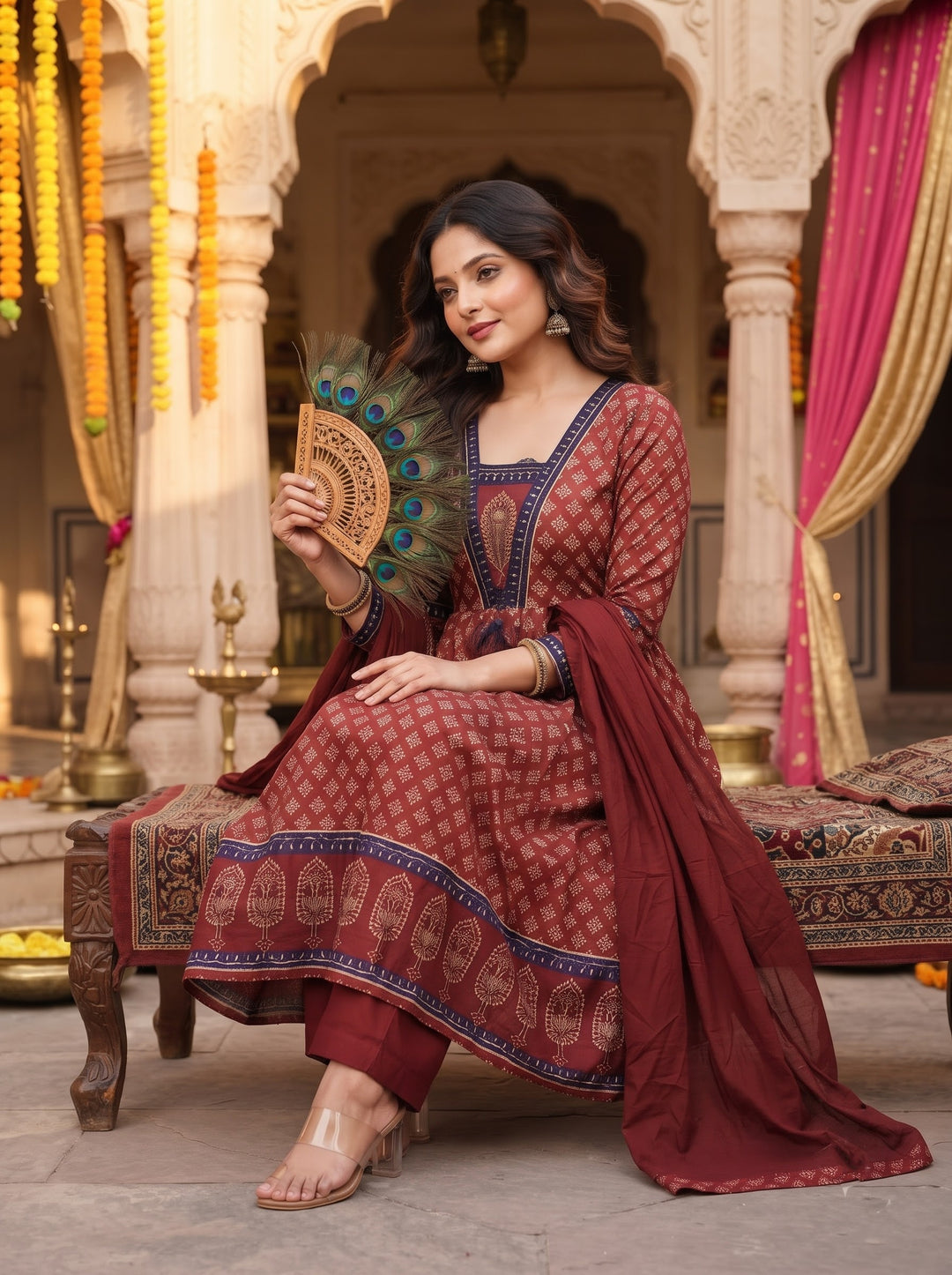 Luna Grace Cotton Kurti Set
