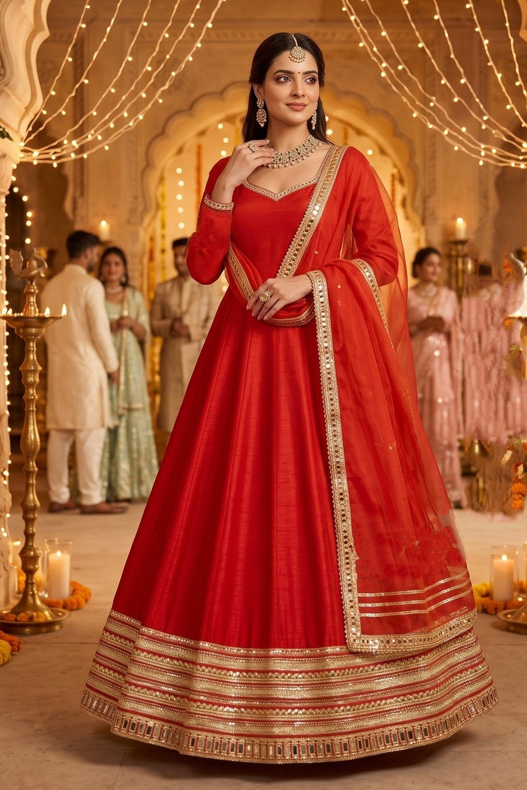 Lumina Royale Partywear Gown Set