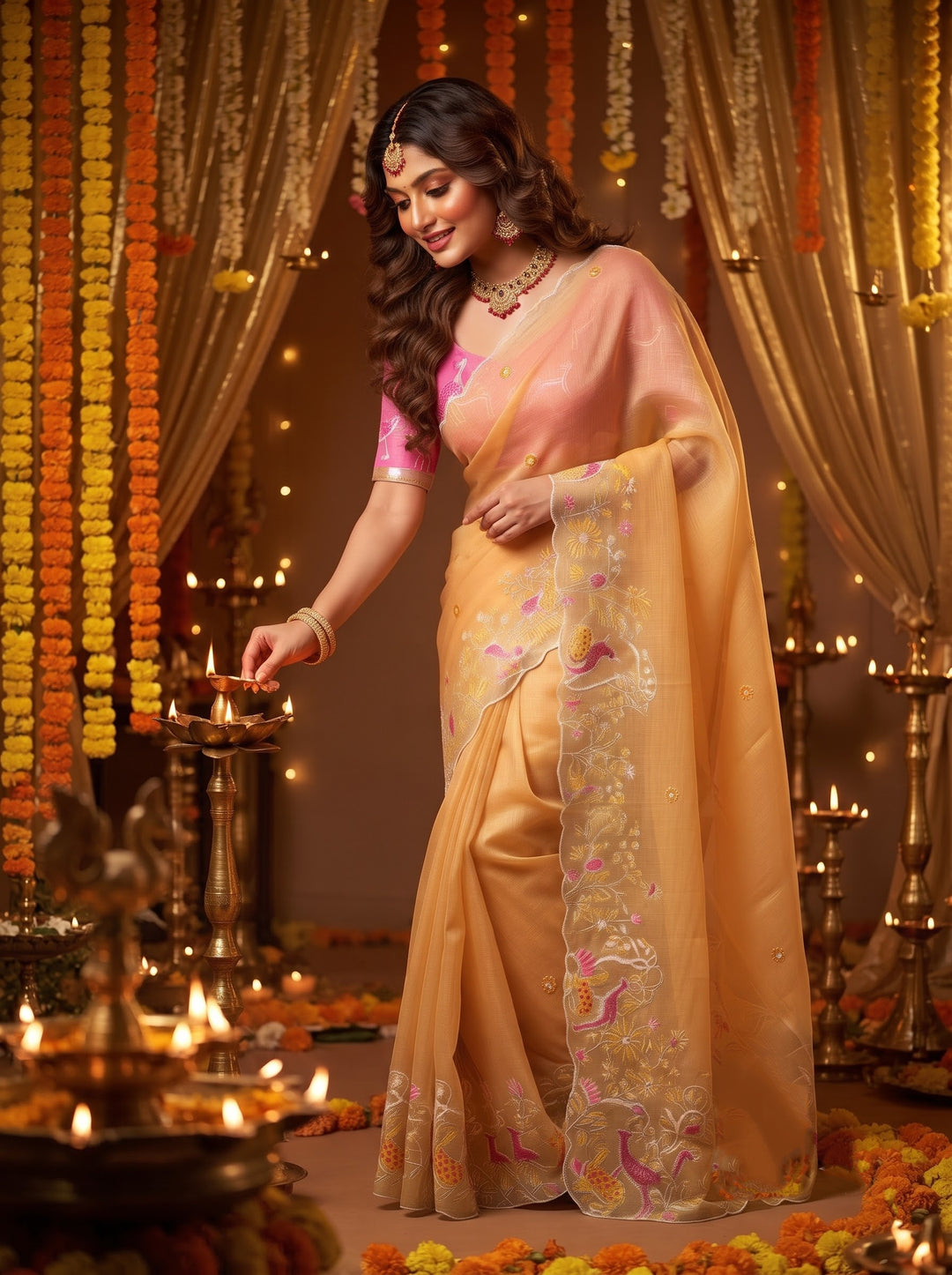 Serena Grace Kota Doriya Saree