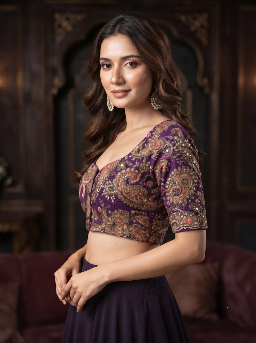 Kashish - Designer Crepe Blouse