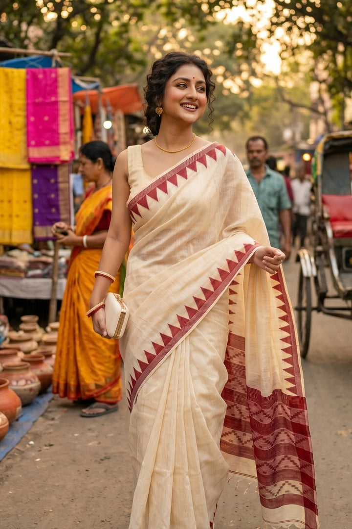 Rangamaya  Jamdani  Saree