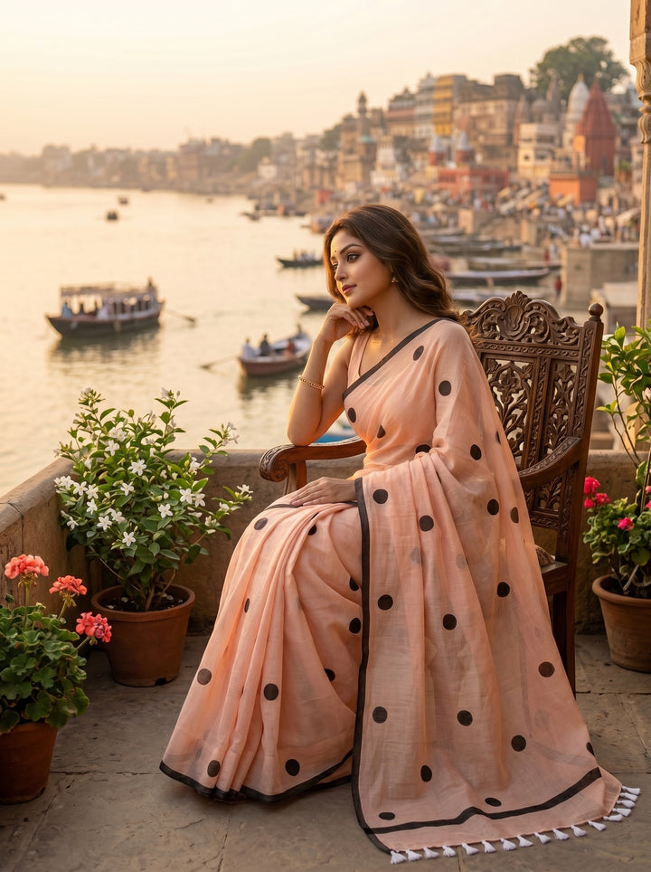 Kheyali Mul Cotton Saree