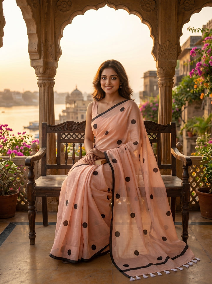 Kheyali Mul Cotton Saree