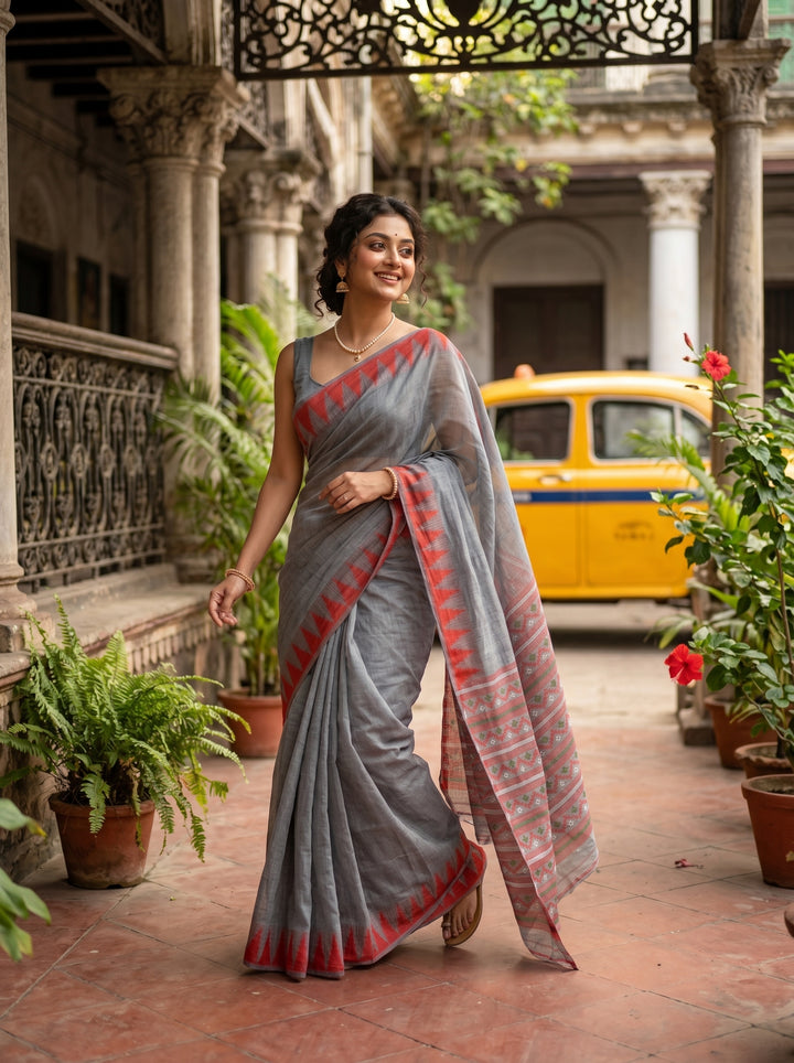 Rangamaya  Jamdani  Saree