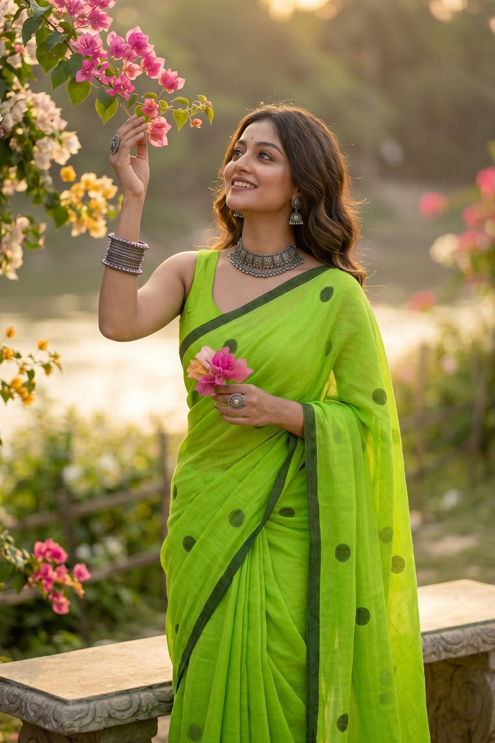 Kheyali Mul Cotton Saree