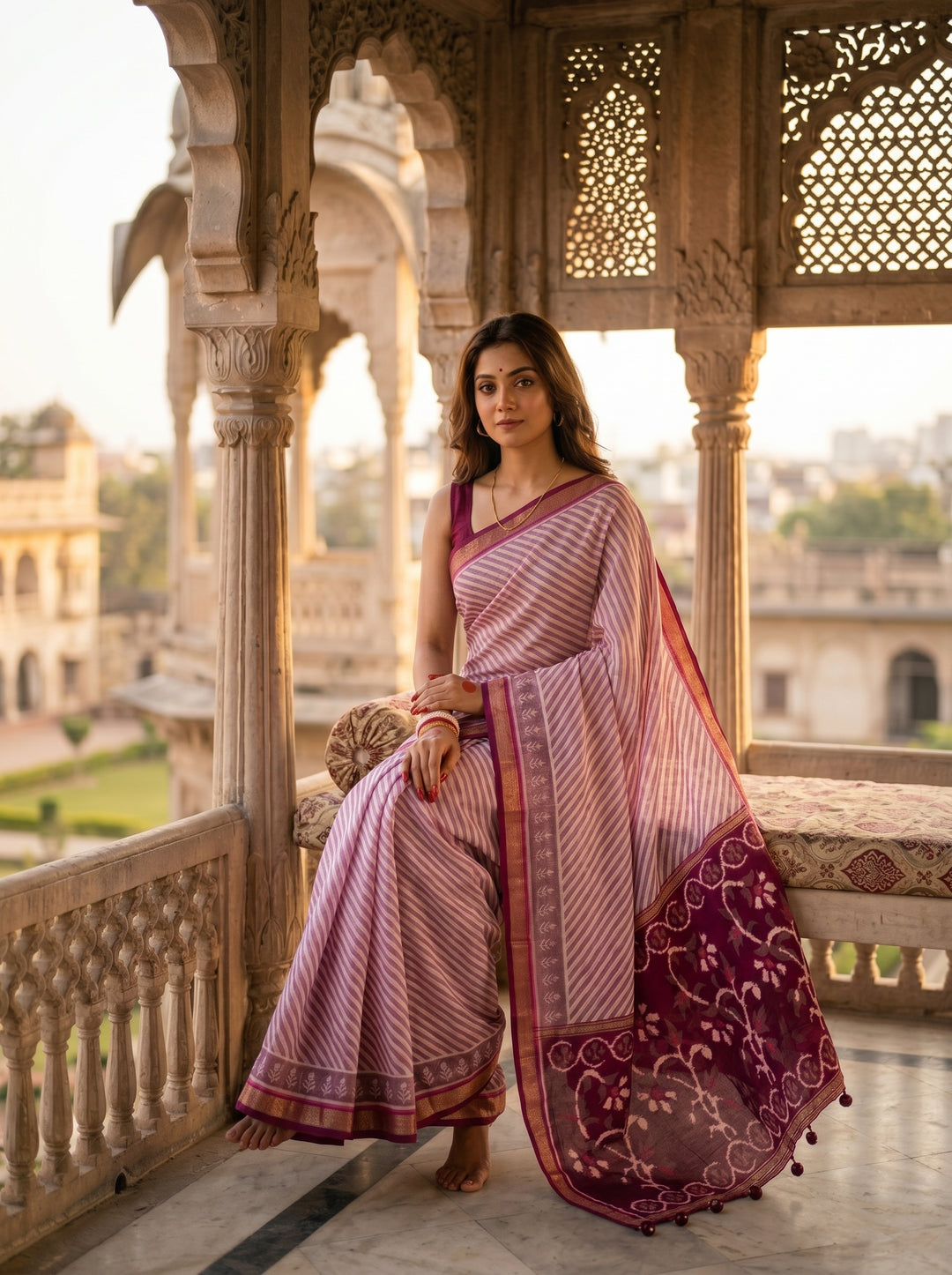 Flower of Soul Fancy Silk Saree