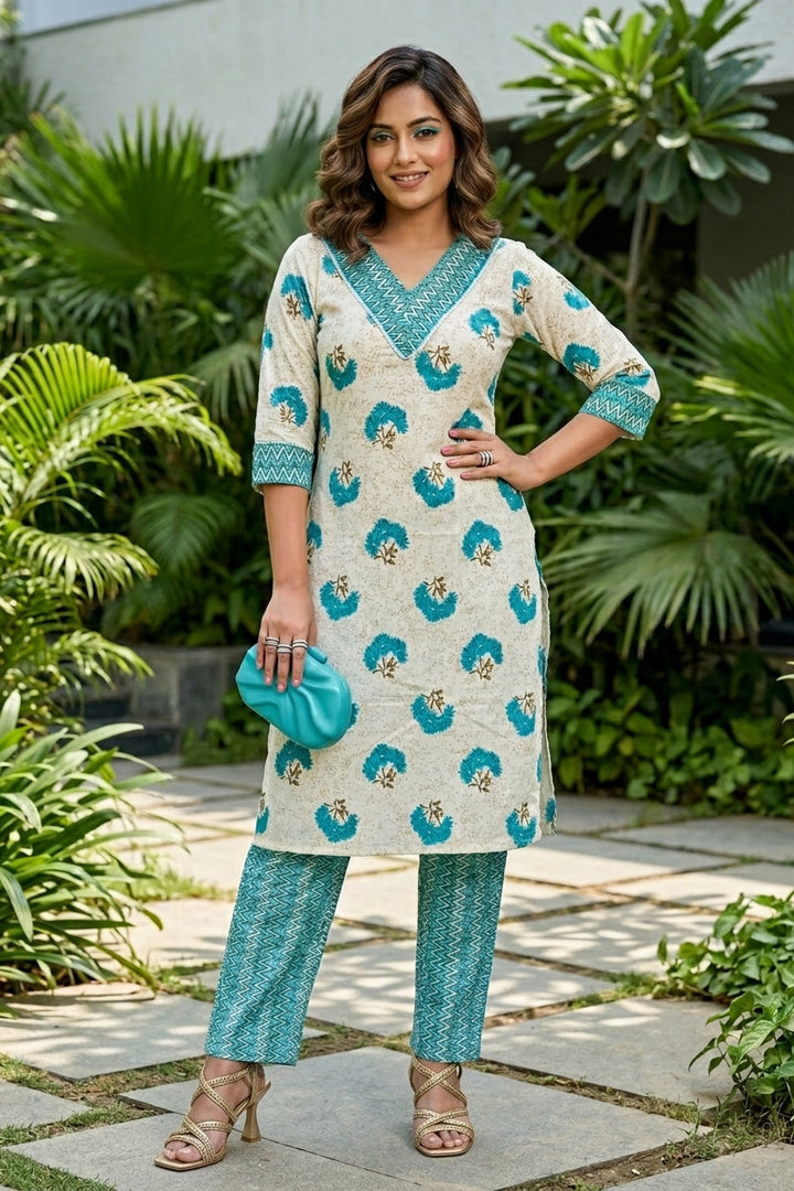 Diva Cotton  Kurti Set