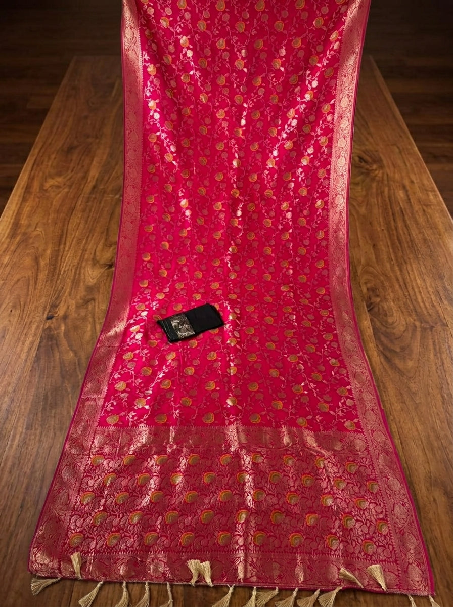 Rani Meher Banarasi Saree