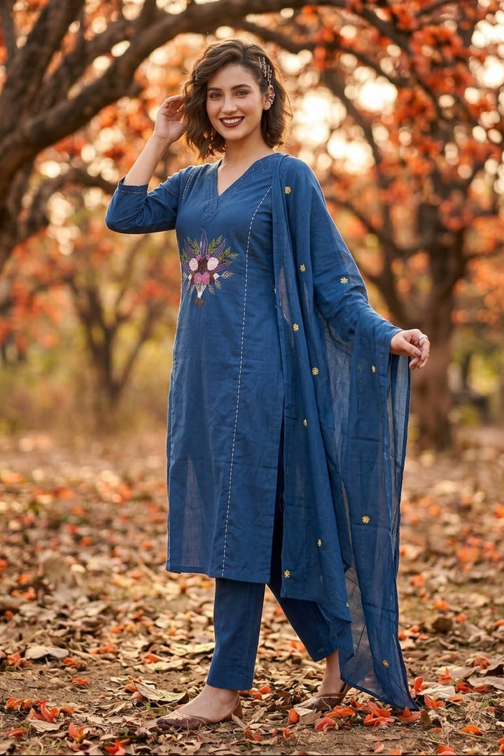 Rainbow Dreams Cotton Kurti Set