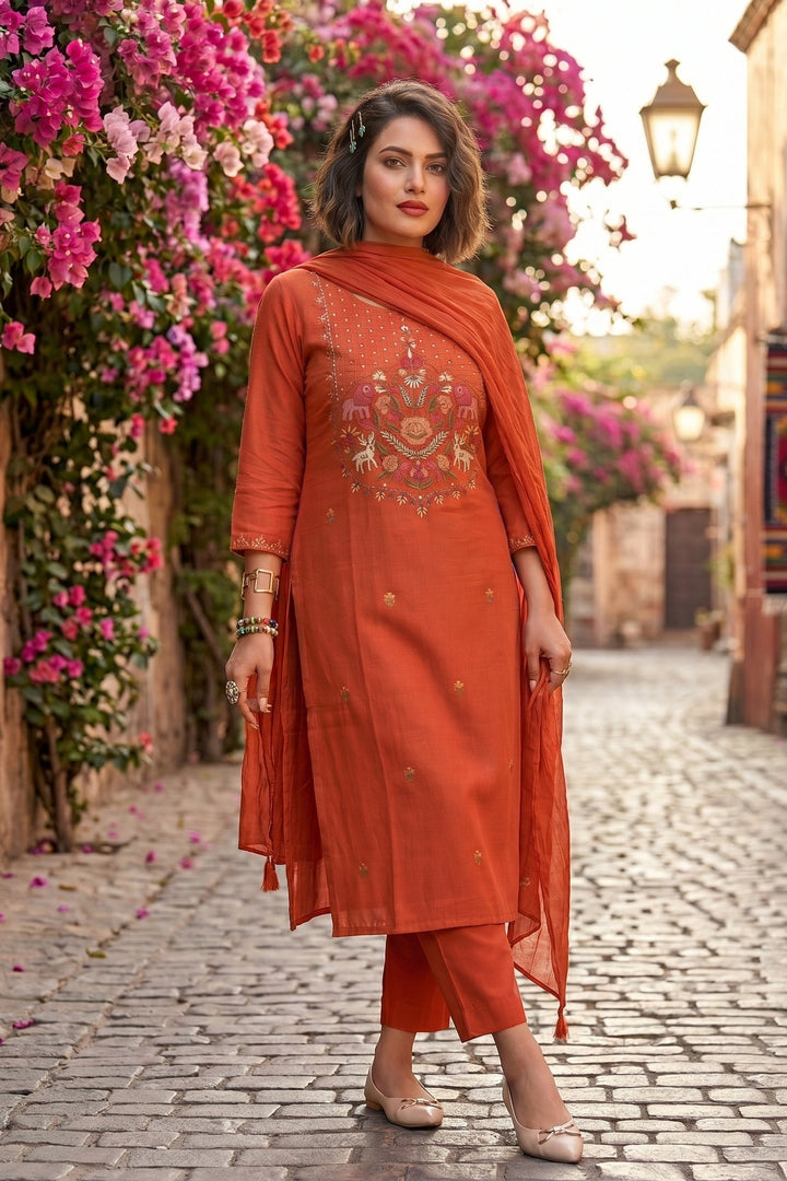 Infinite Beauty Cotton Kurti Set