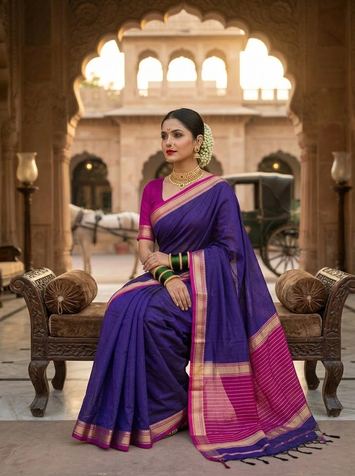Navi Saaj - Muga Maheswari Cotton Saree