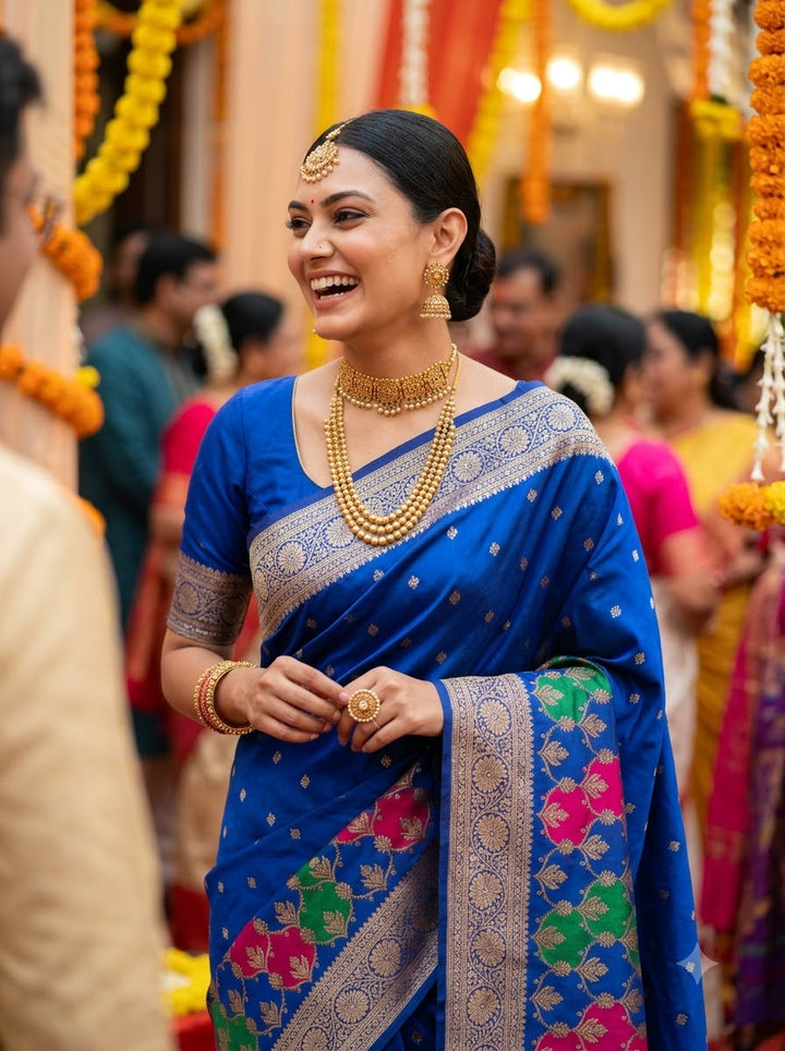 House of Grace Katan Silk Saree