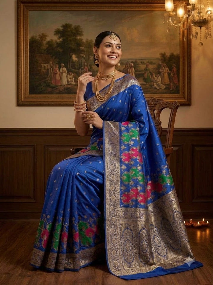 House of Grace Katan Silk Saree