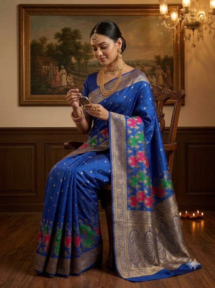 House of Grace Katan Silk Saree