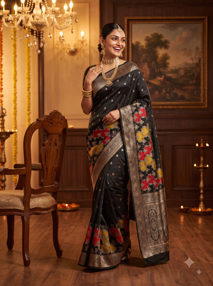 House of Grace Katan Silk Saree
