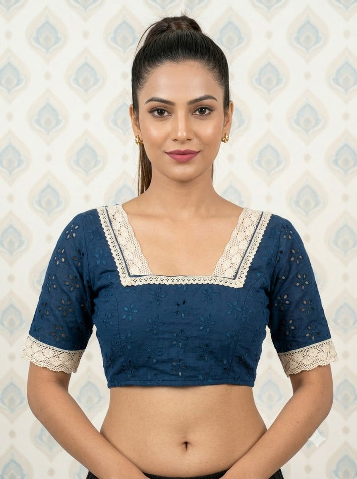 Hakoba Heritage Lace Designer Blouse