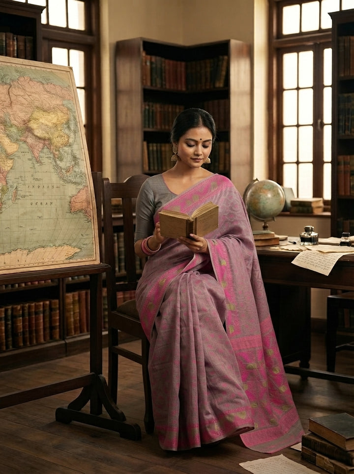 Swarnamayi Jamdani Saree