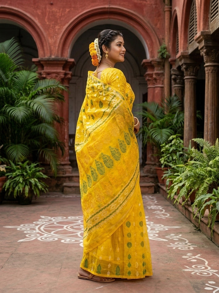 Divyashree Bengal Jamdani Saree