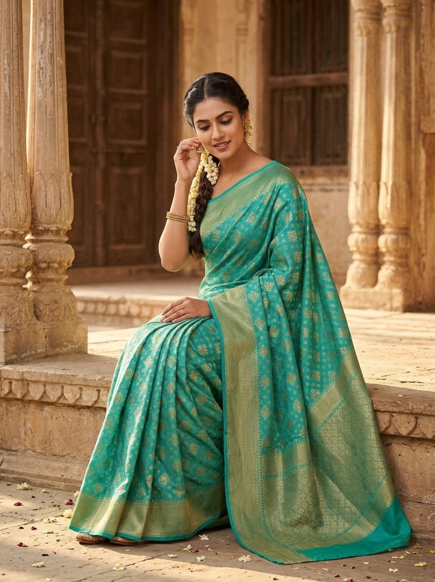 Turquoise Treasure Silk Collection
