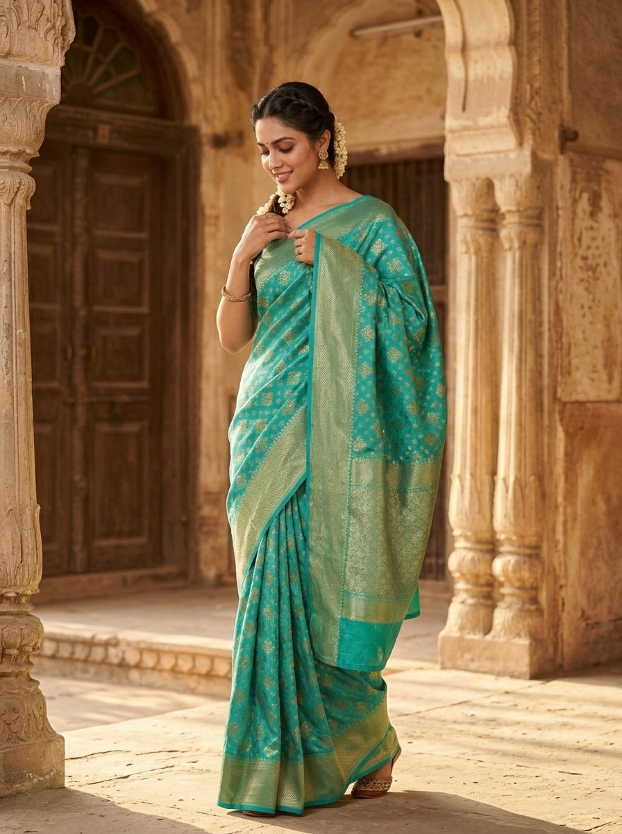 Turquoise Treasure Silk Collection