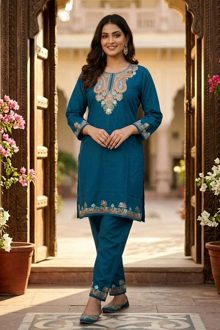 Heaven Like Kashmir - Special Kurti With Pant