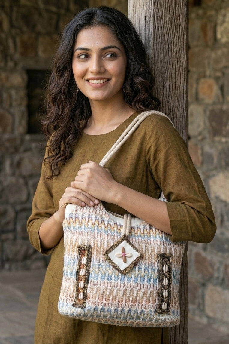 Ocean Kissed- Boho Tote Bag