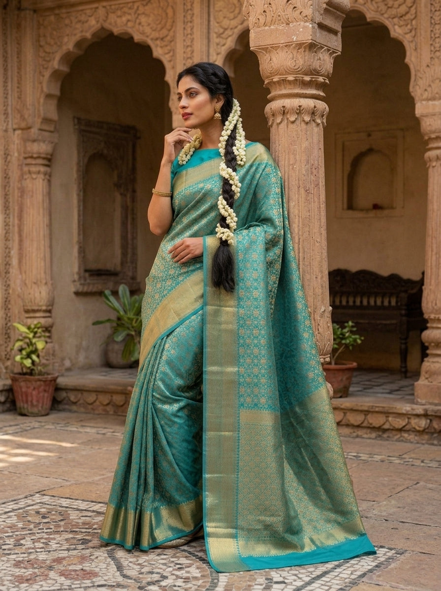 Swarna Neela Silk Collection