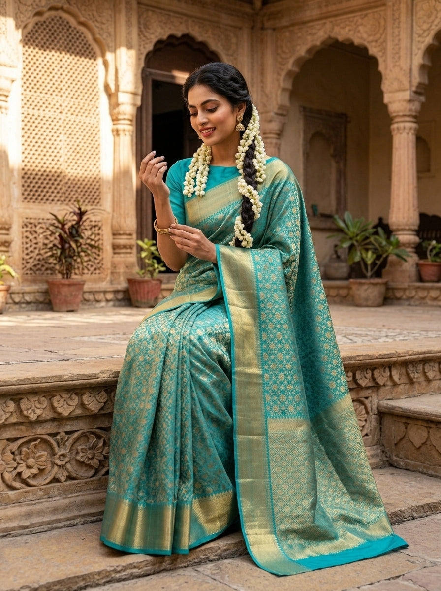 Swarna Neela Silk Collection