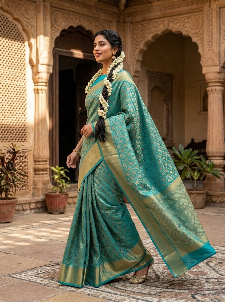 Swarna Neela Silk Collection