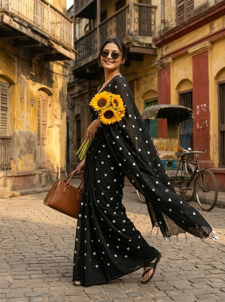 Endless Love – Khadi Cotton Embroidery Saree